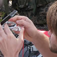Taking a Bearing on a nearby Mountain