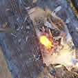 Fire Lighting with a Striker