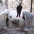 Duel Supershelters with a Fire Pit