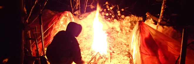 Modern Wilderness Survival Training in Winter