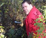 GPS receiver being used in the Wilderness