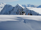 Helicopter Stopped at High Elevation