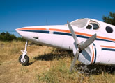 Plane after Aviation Crash