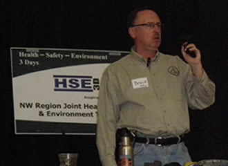 Bruce Zawalsky Speaking at ATCO Electric’s Safety Days