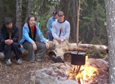Relaxing at Survival Camp