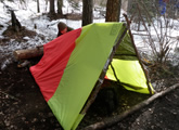 Completing a Tripod Shelter