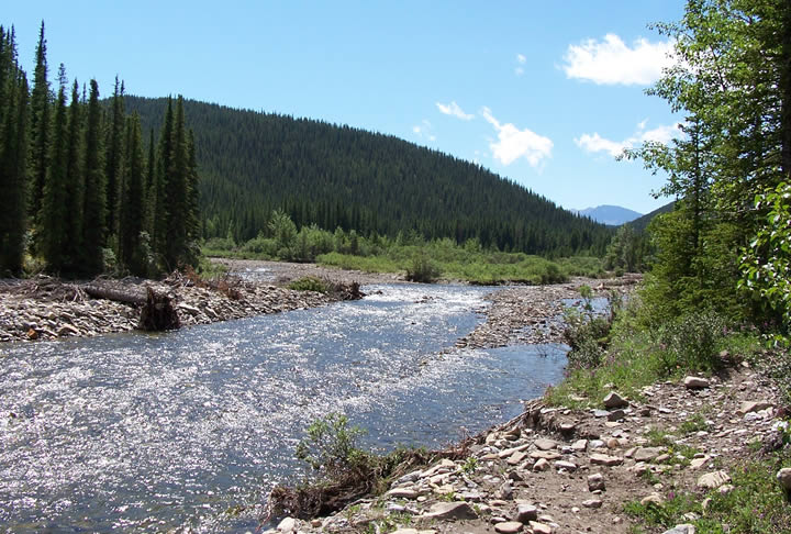 Watercrossing Location in Tough Terrain, a likely Survival Situation