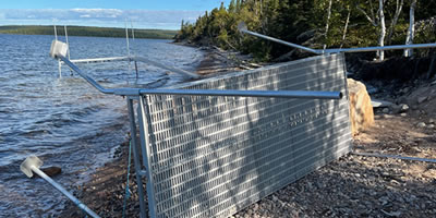 Wind Destroyed Dock