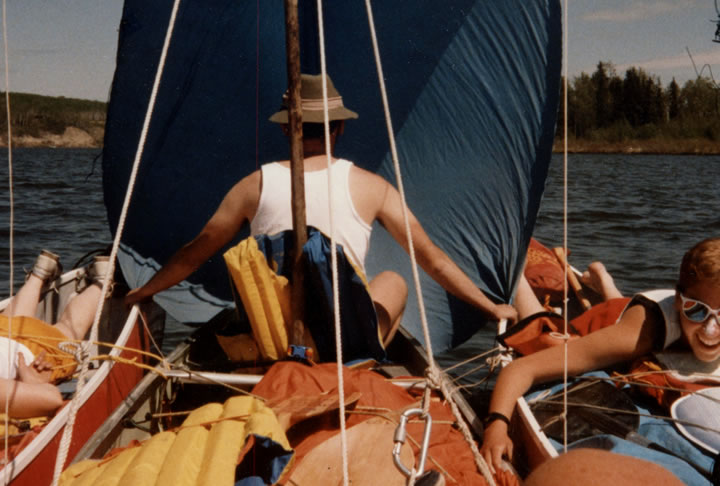 Sailing Canoes Showing the Rigging System