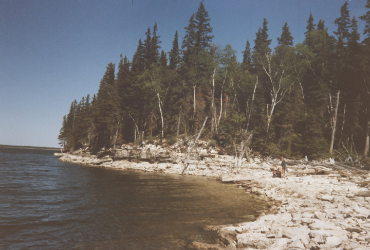 Shore Line of Lake Winnipeg