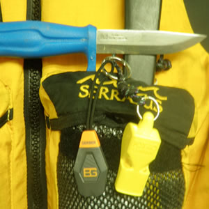 Items Attached to the Lifejacket