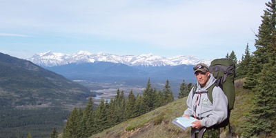 Map Reading Exercise in the Mountains