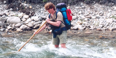 Stream Crossing in the Rocky Mountians