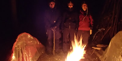 Completed Survival Camp with a Parallel Fire