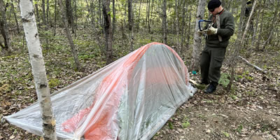 Single Super Shelter built to withstand the Rain