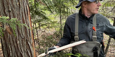 Foraging for Cedar Cordage